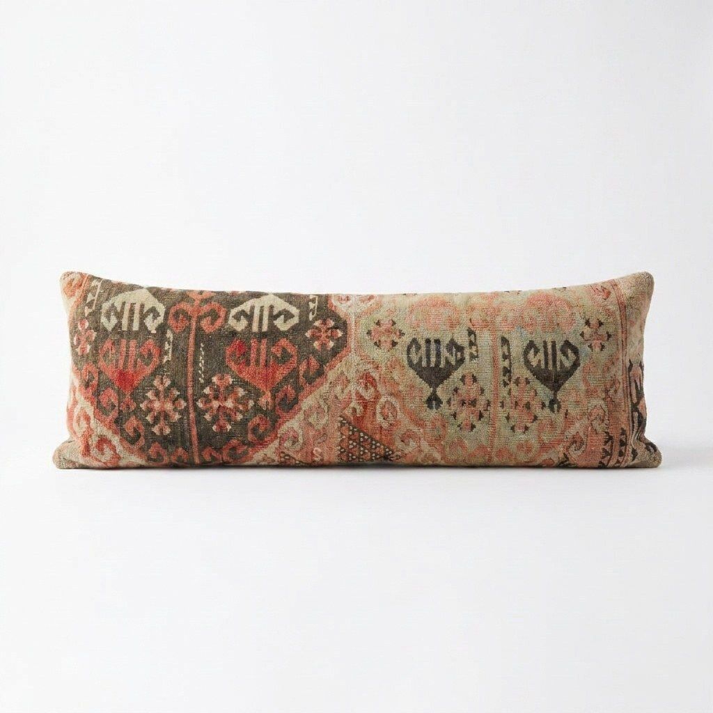 Turkish Wool Kilim Bedding Pillow Cover 35 X 122 Cm