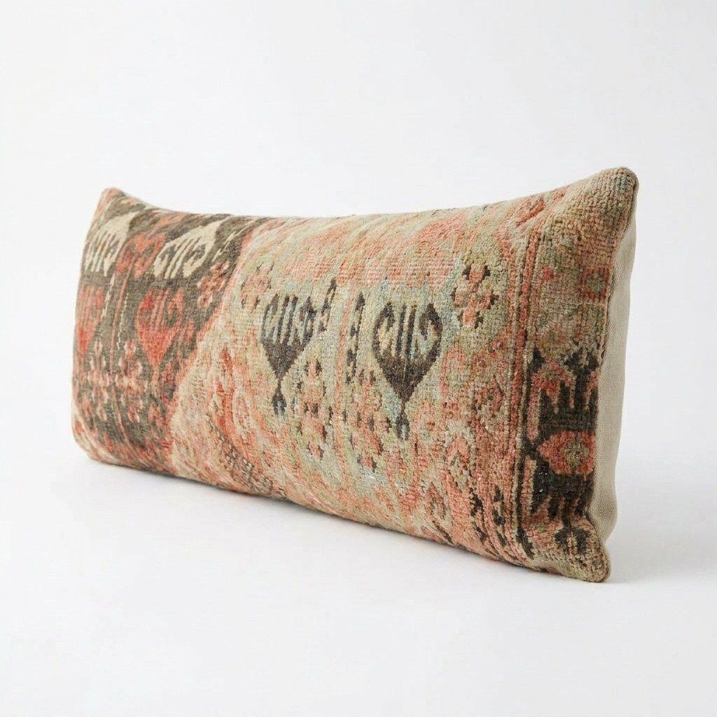 Turkish Wool Kilim Bedding Pillow Cover 35 X 122 Cm photo for sale