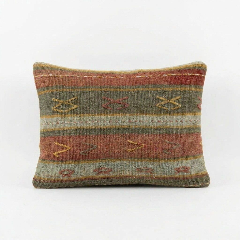 Vintage Anatolische Kilim Lendenkussenhoes 41 x 60 cm