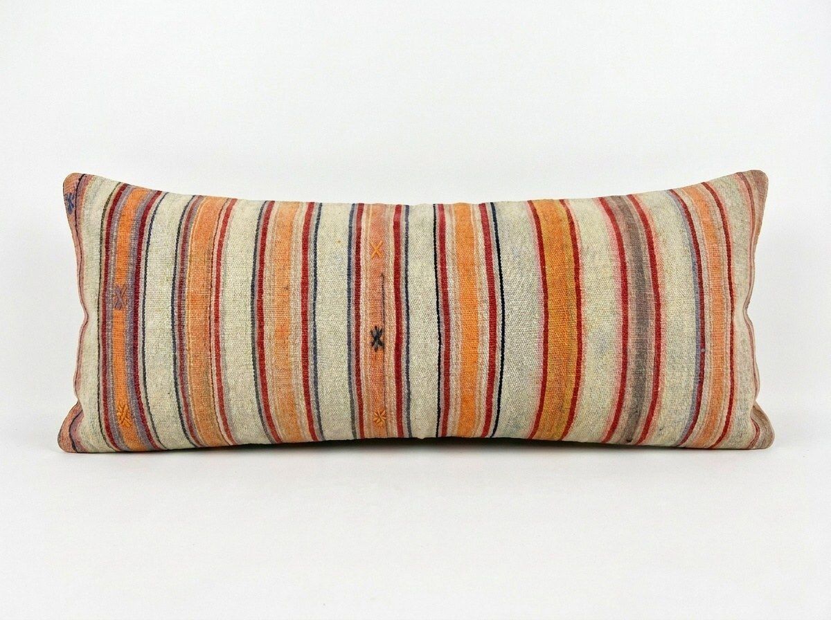 Striped Kilim Bedding Pillow Cover 43 X 154 Cm