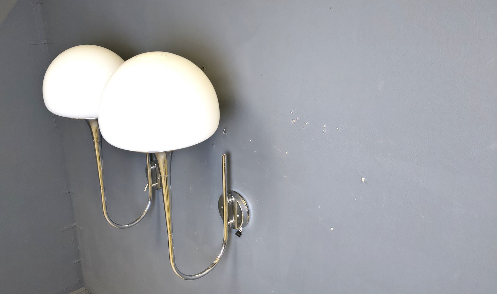 Lighting Mid Century Italian Wall Lamps By Goffredo Reggiani For Reggiani  Set Of 2 photo