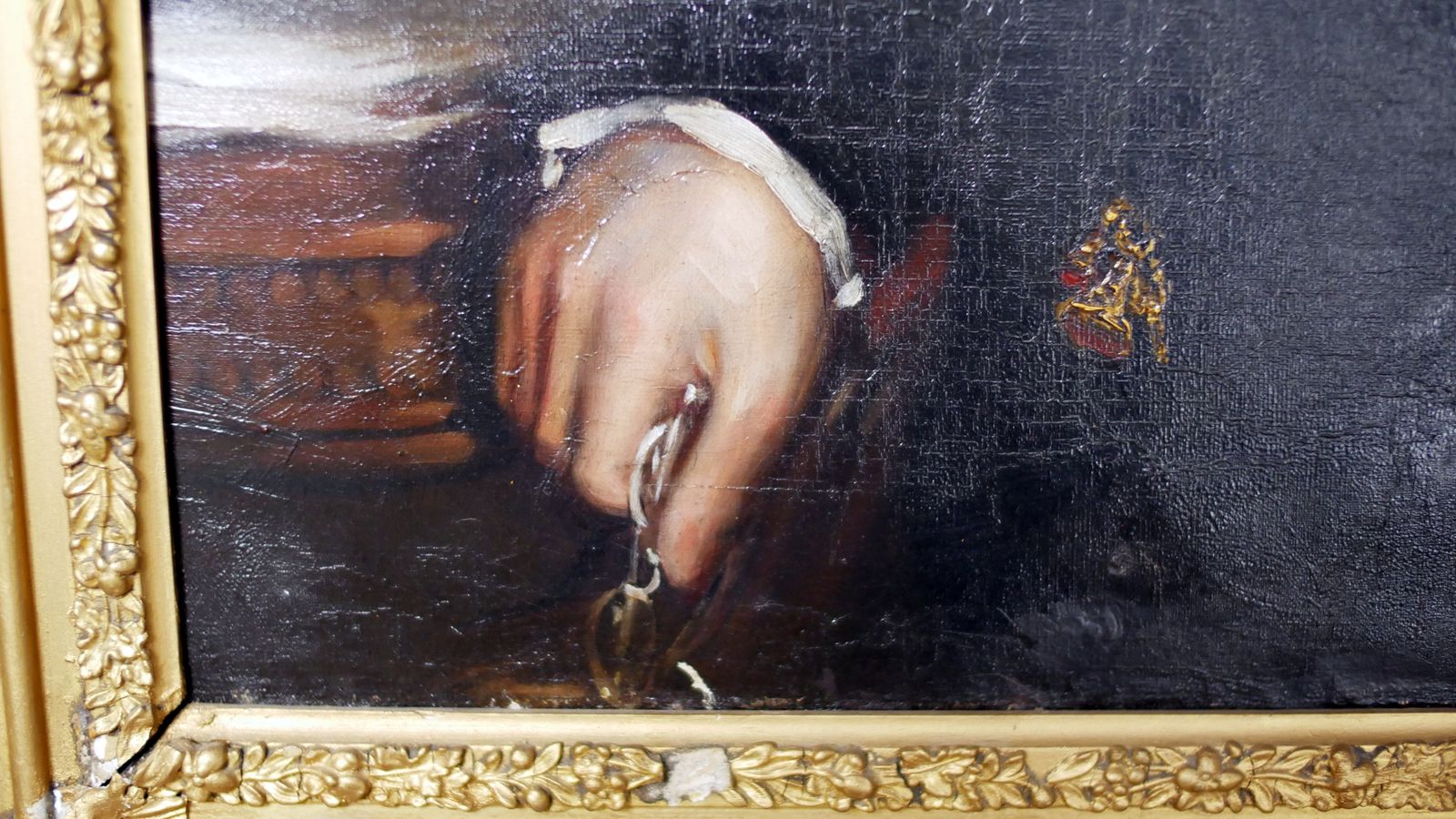 photo furniture Georgian Regency Oil Portrait Painting