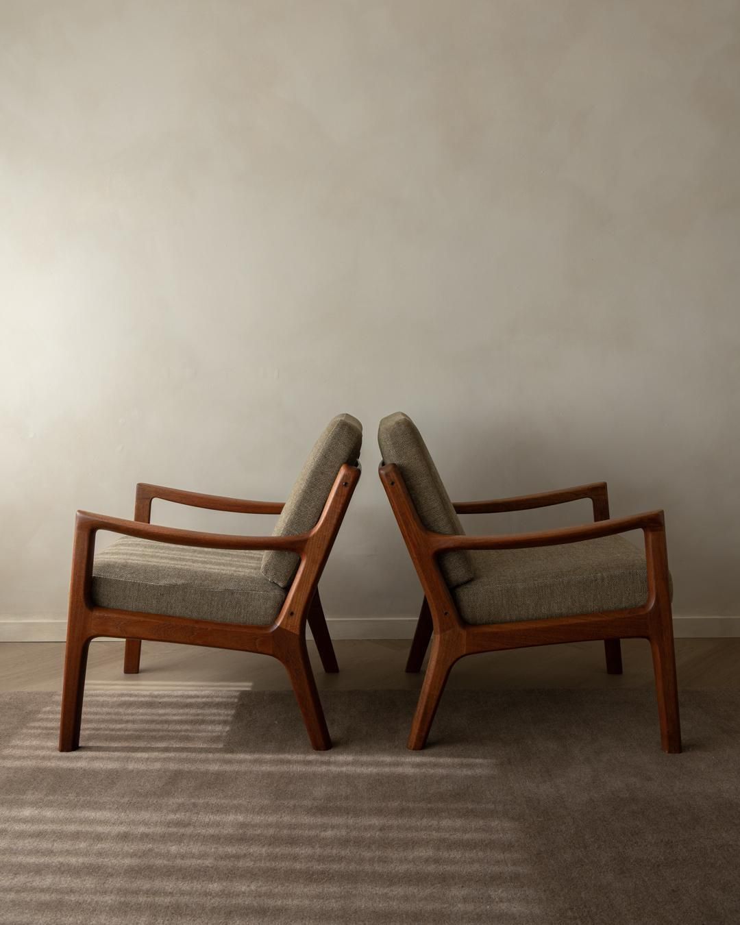 Senator Lounge Chairs By Ole Wanscher For Cado, Danish Teak, 1960s, Set Of 2 photo Furniture