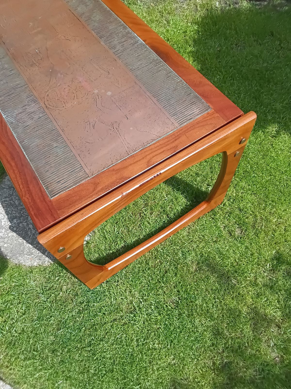 Vintage Teak Coffee Table In The Style Of Vad Trevare. photo buy