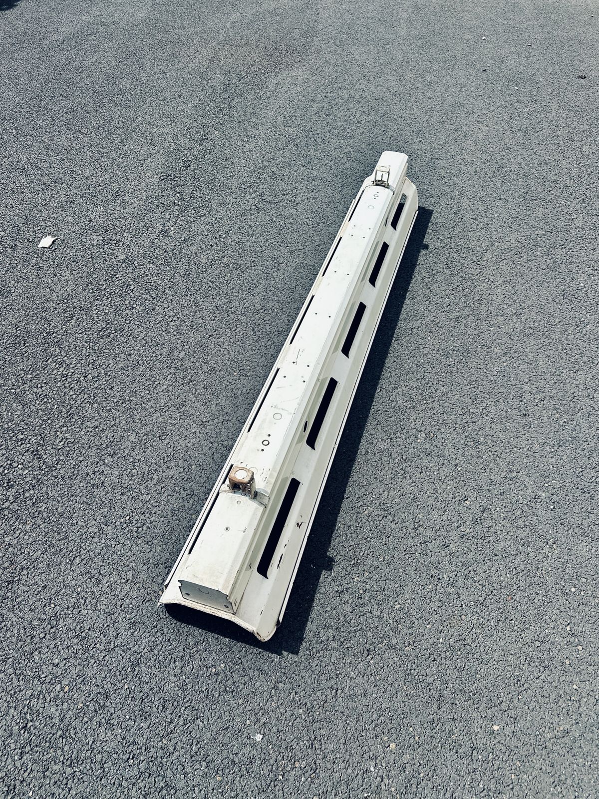 Pair Of 6ft Vintage Fluorescent Lightshades With Fittings photo buy