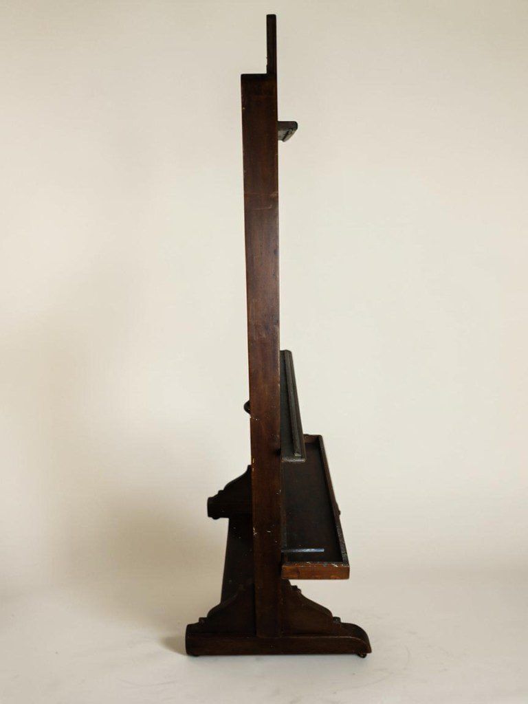 Victorian Mahogany Studio Easel By Joseph Fitter Of Birmingham photo 1100.0
