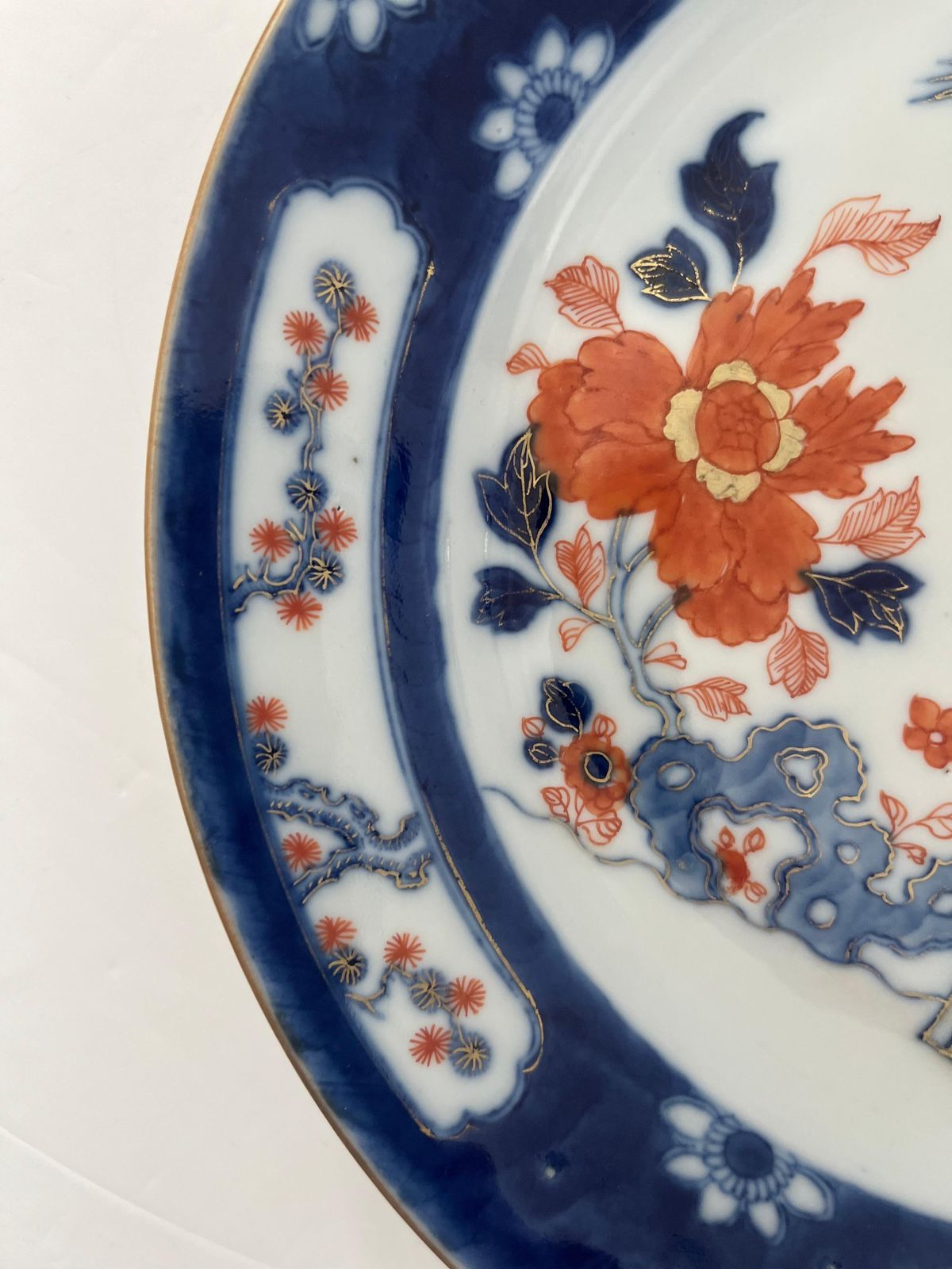 Kangxi Imari bord, Chinees porselein met Fenghuang vogel, ca. 1700 photo buy