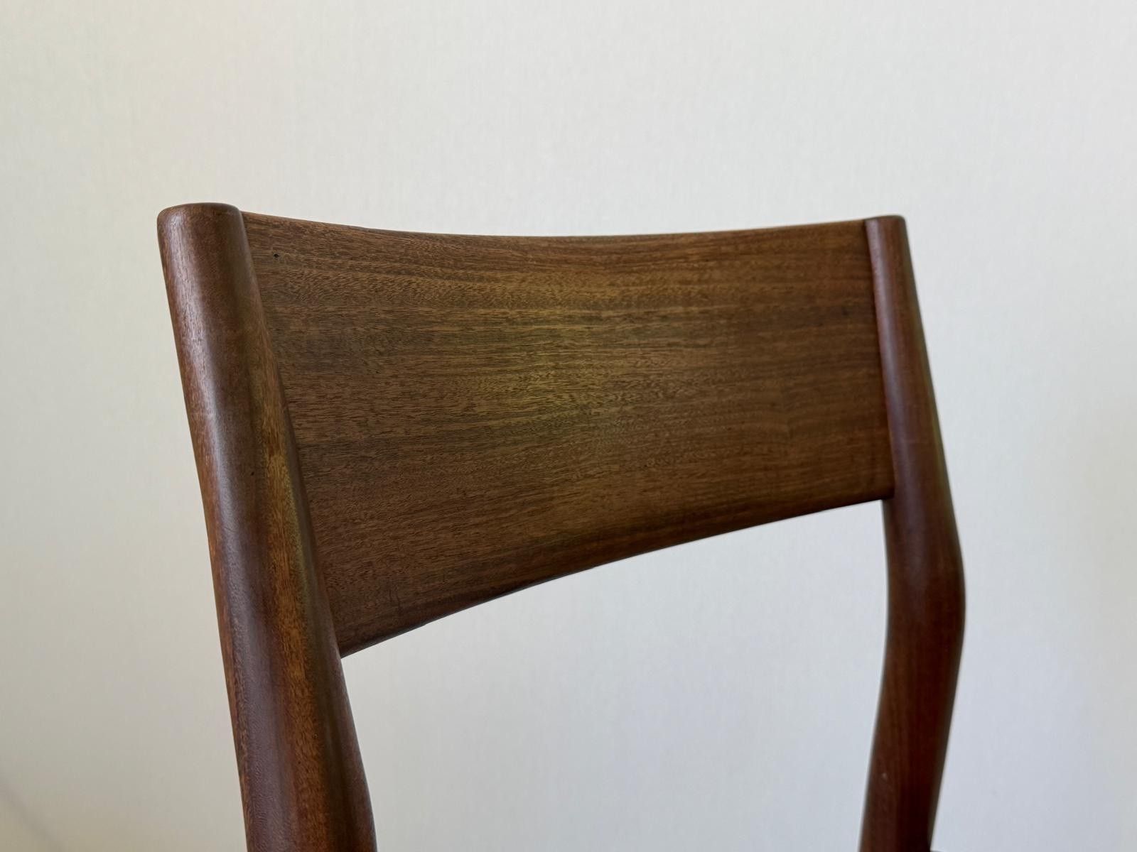 photo buy Straw And Teak Pair Of Chairs, 1960s, Denmark