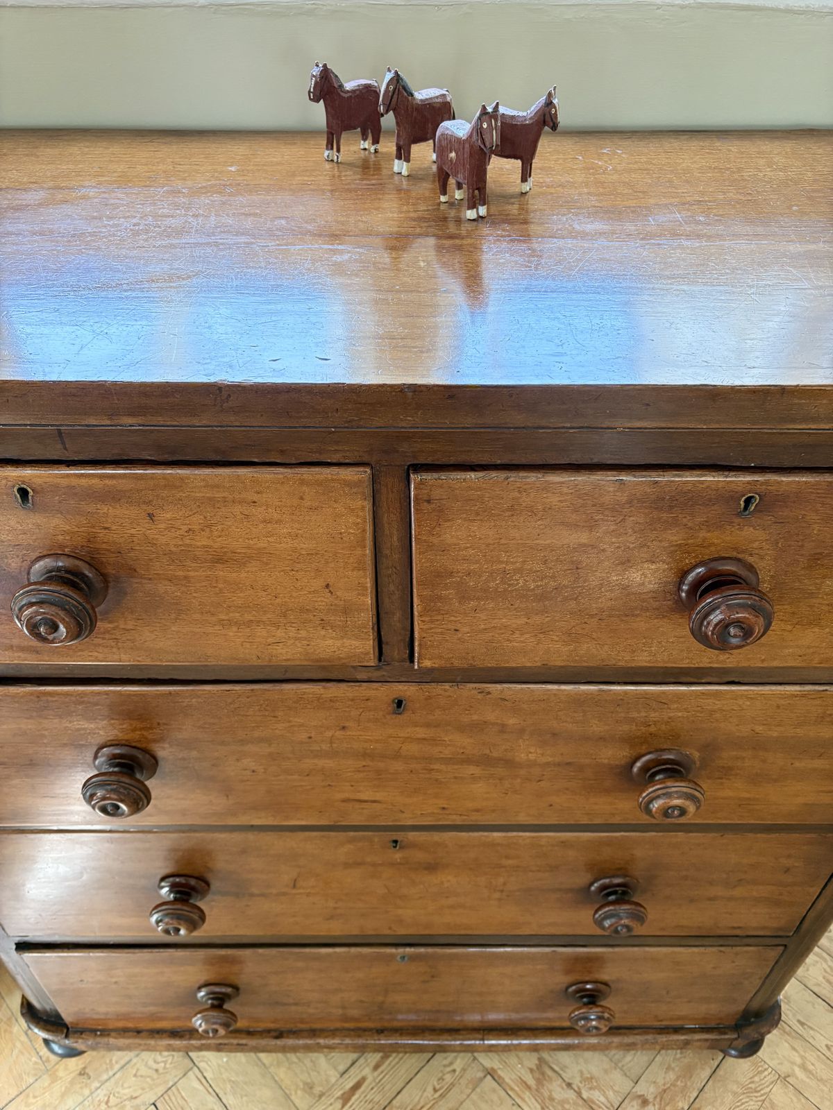 photo for sale Antique Mahogany Chest Of Drawers