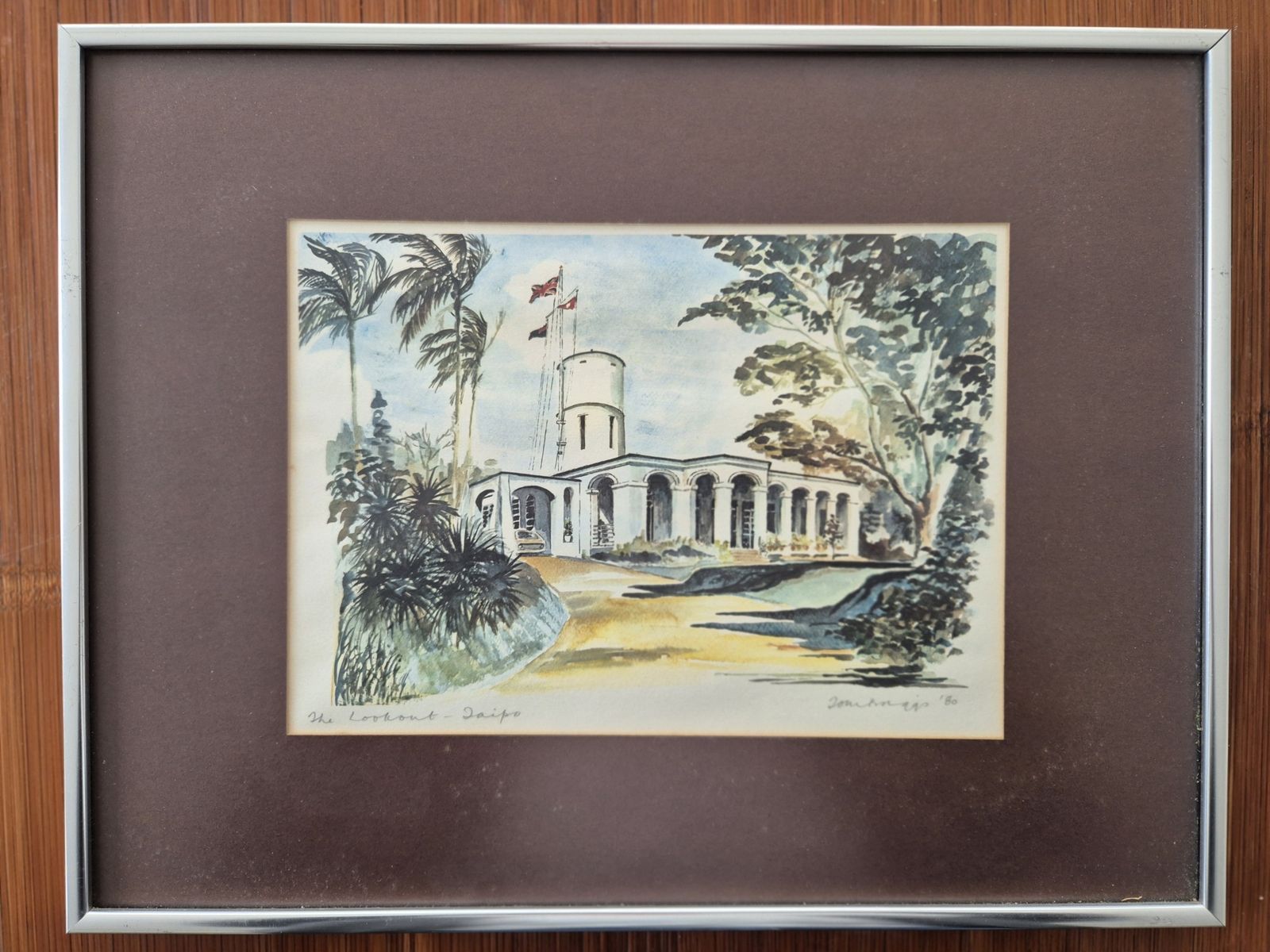Framed Prints Of Old Hong Kong By Tom Briggs (Set Of 4) photo for sale