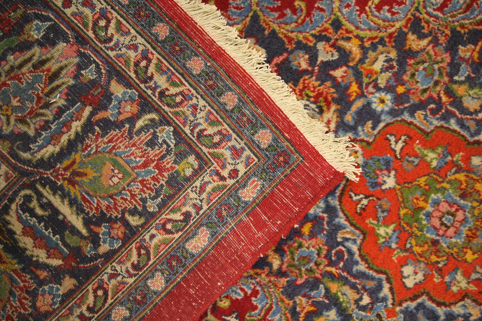 photo buy Groot Rood Medaillon Vloerkleed, Handgeweven Oosters Wollen Woonkamervloerkleed