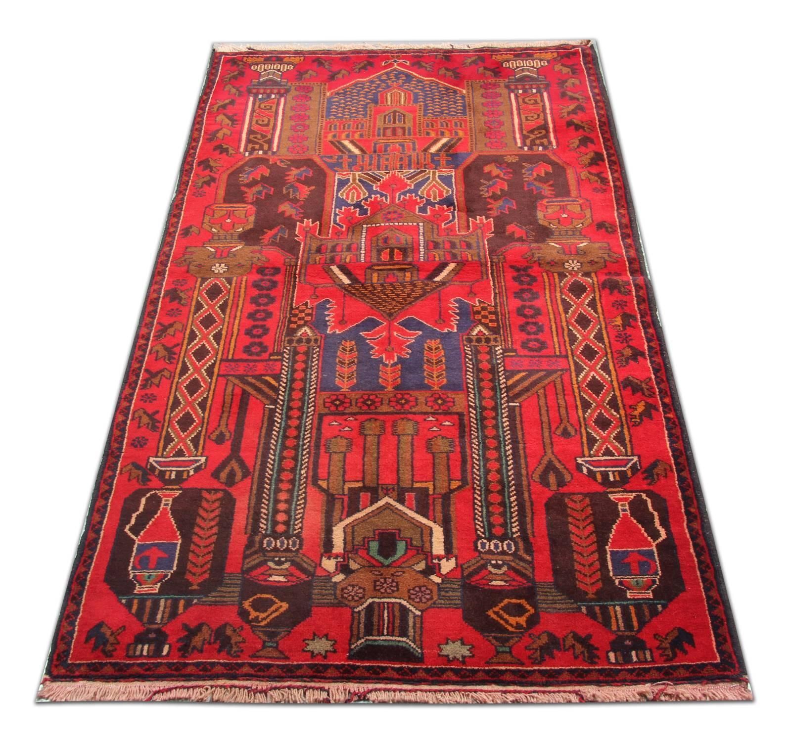 Red Carpet, Geometric Rustic Rug, Vintage Rugs For Sale photo furniture