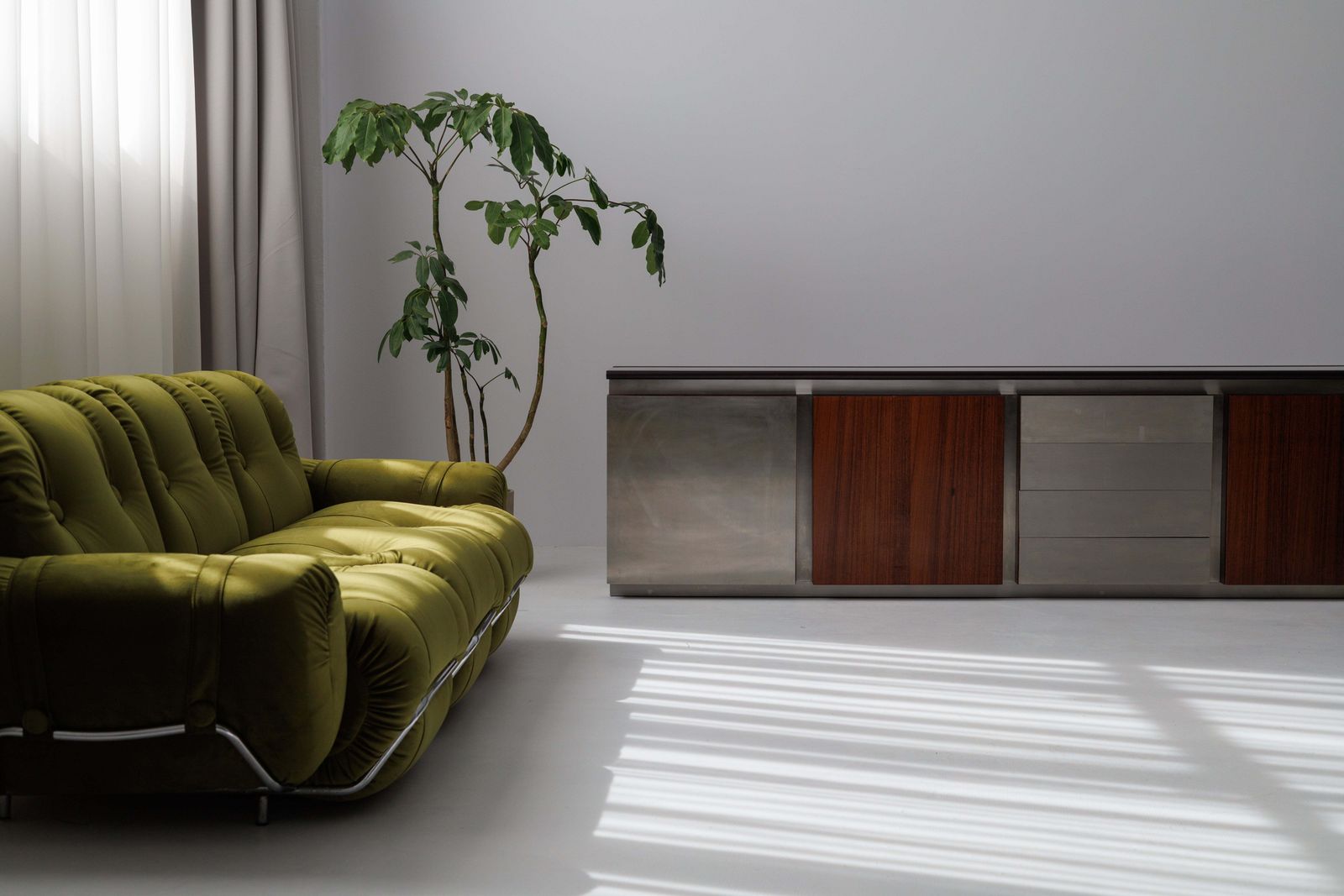 Restored Large Parioli Sideboard | Room Divider By Giotto Stoppino For Acerbis photo vinterior