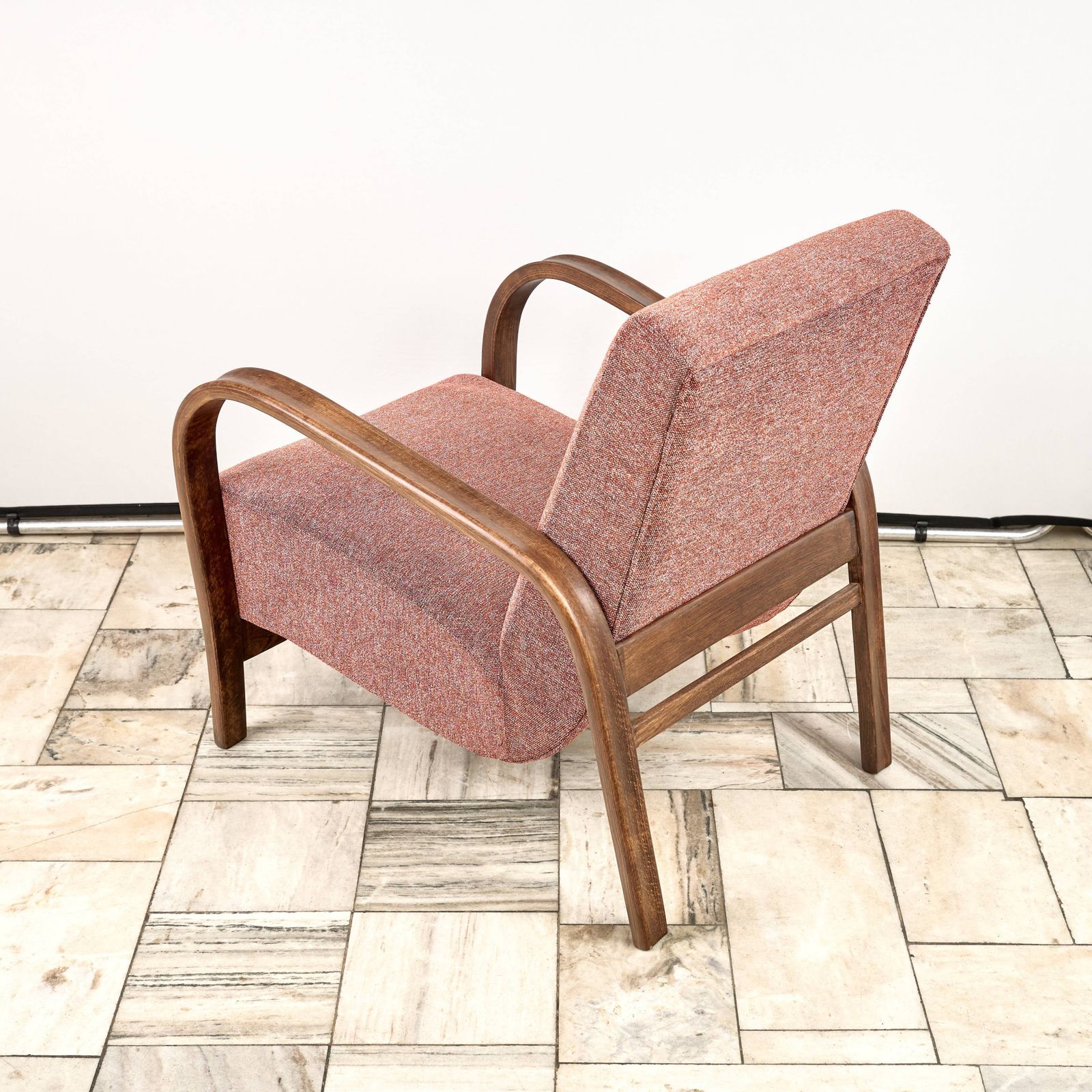Armchair By K. Kozelka & A. Kropacek Interier Praha 1950s Czechoslovakia photo vintage