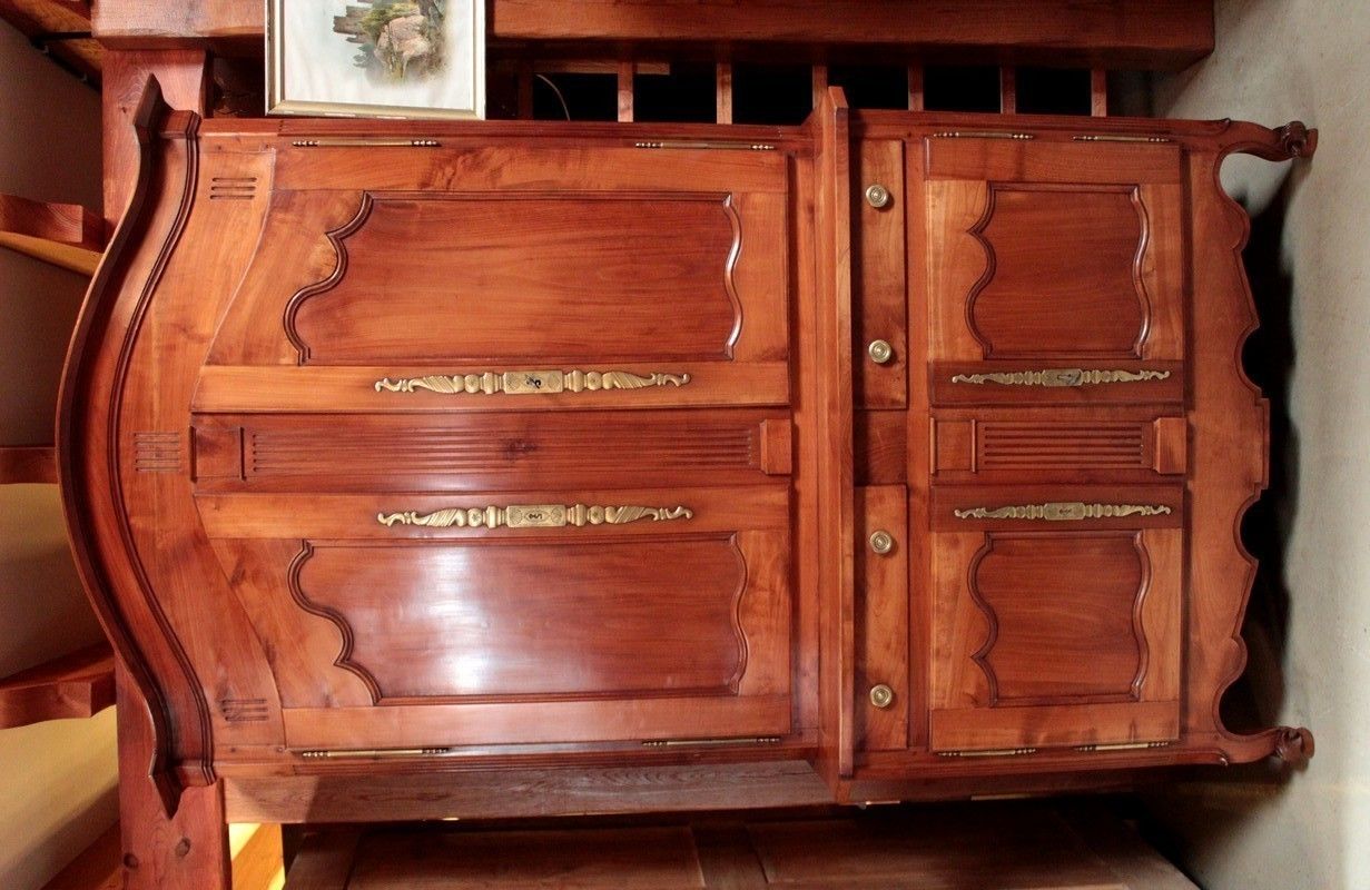 Buffet Two Body Louis XV Cherry Nineteenth