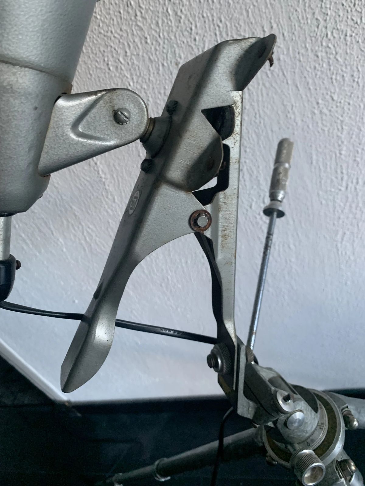 Vintage 1950s Lita Industrial Photo Studio Spotlight Floor Lamp   130 Cm photo vintage