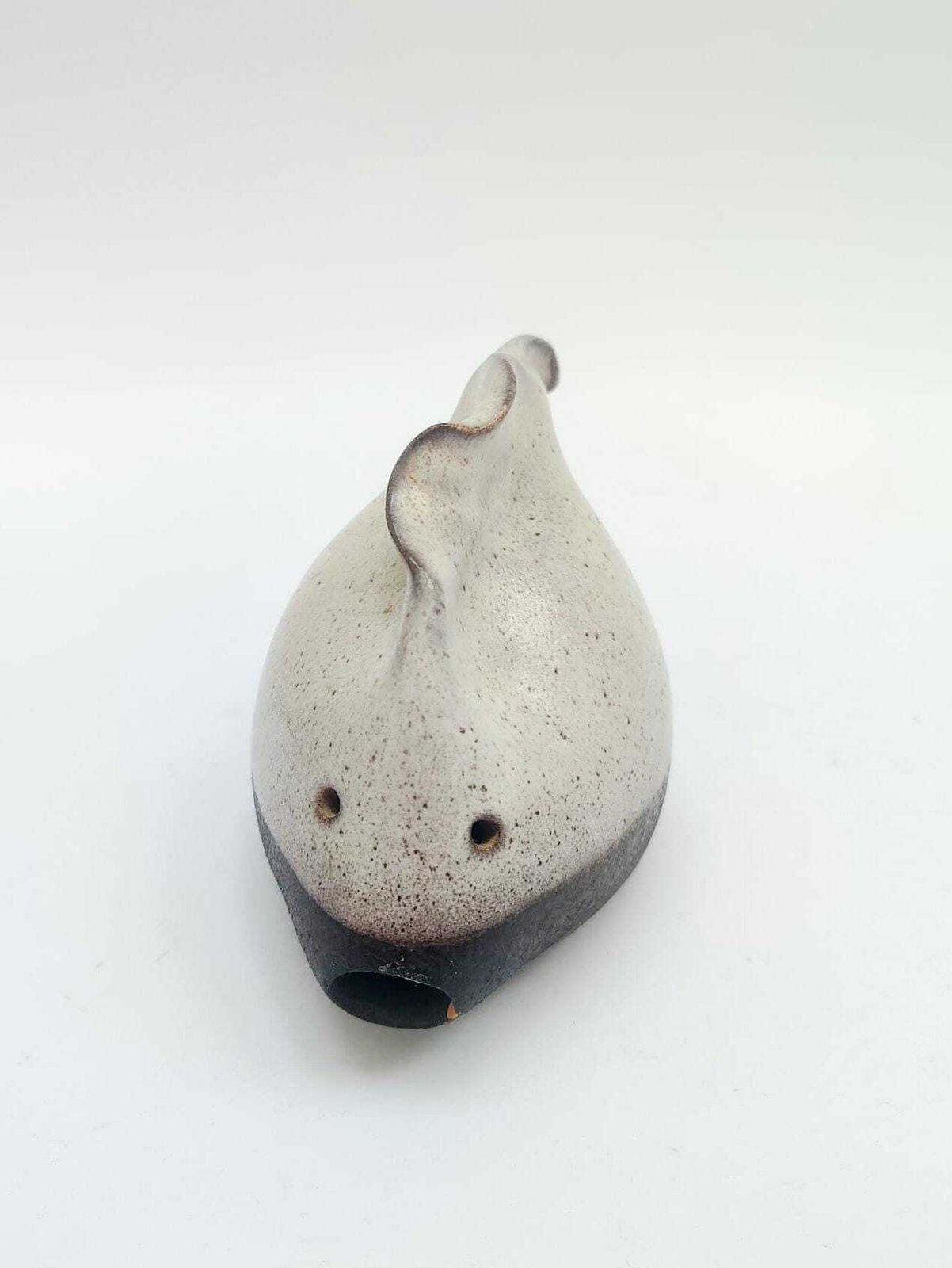 Ceramic Sculpture In The Shape Of A Fish, Designed By Alessio Tasca, Vintage Space Age, 1970s photo 194.0