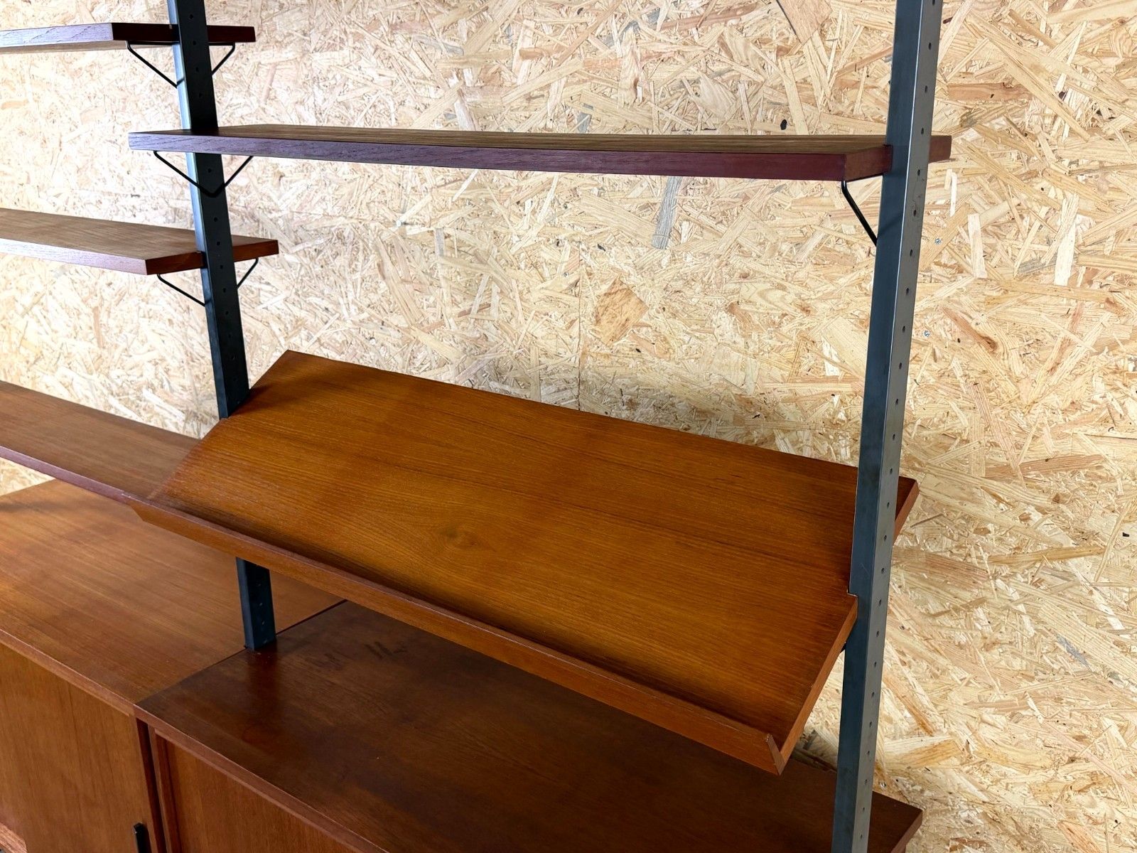 photo vintage 60s 70s Teak Shelving System Wall Unit By Olof Pira Sweden Mid Century