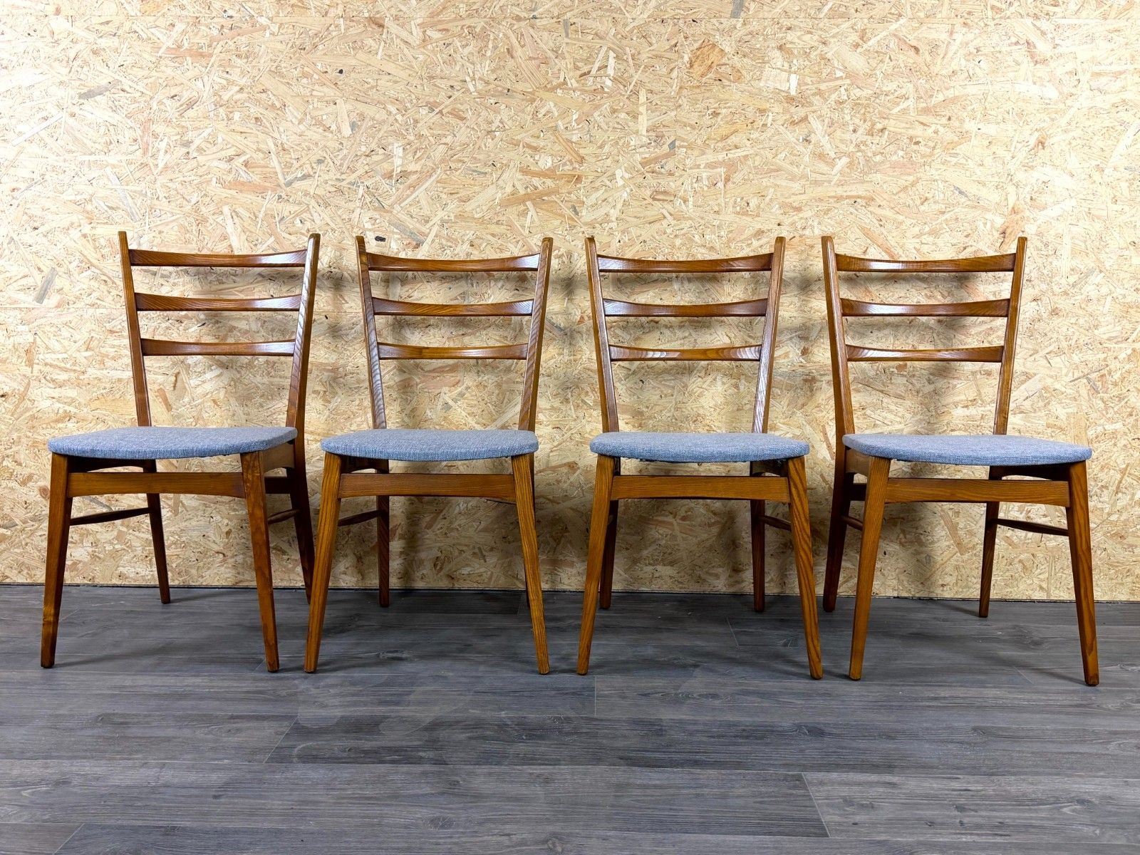 4 X 60s 70s Chair Chairs Dining Chair Mid Century Danish Modern Design photo for sale