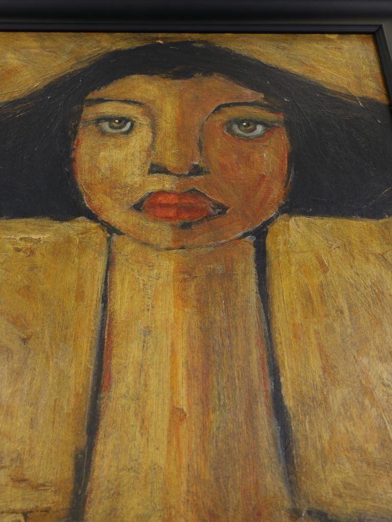 Harry Charles Tim Neo Expressionist Painting ‘Proud’ From The 'Longhead' Series, 2026 photo vintage