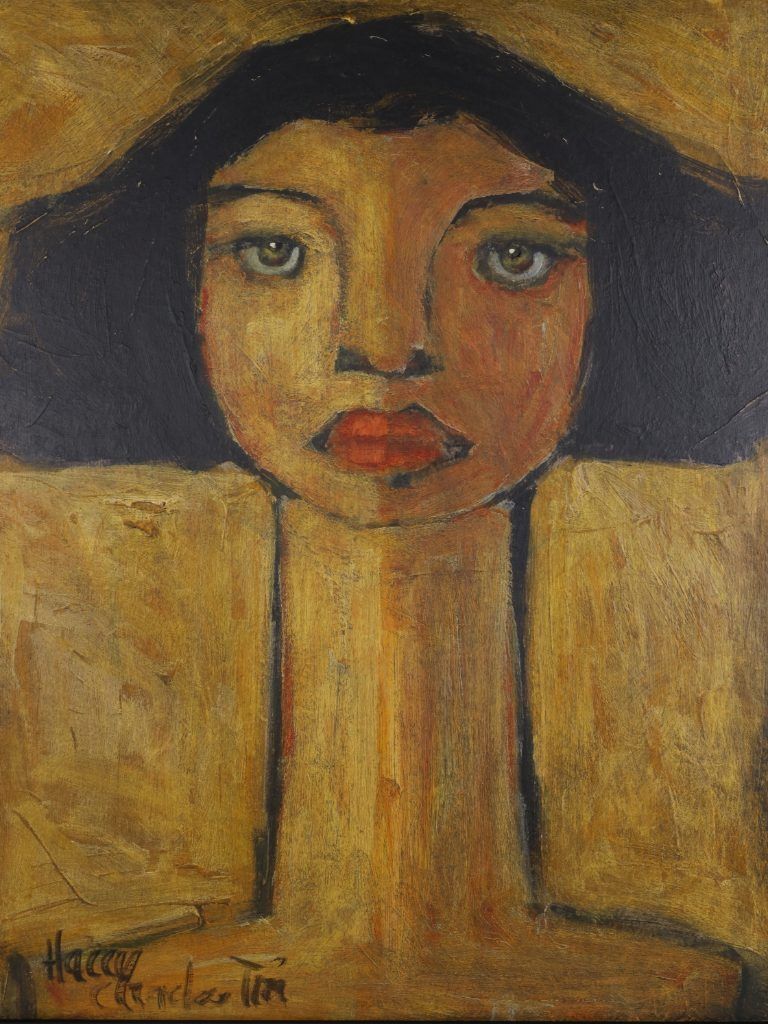 Art Harry Charles Tim Neo Expressionist Painting ‘Proud’ From The 'Longhead' Series, 2026 photo