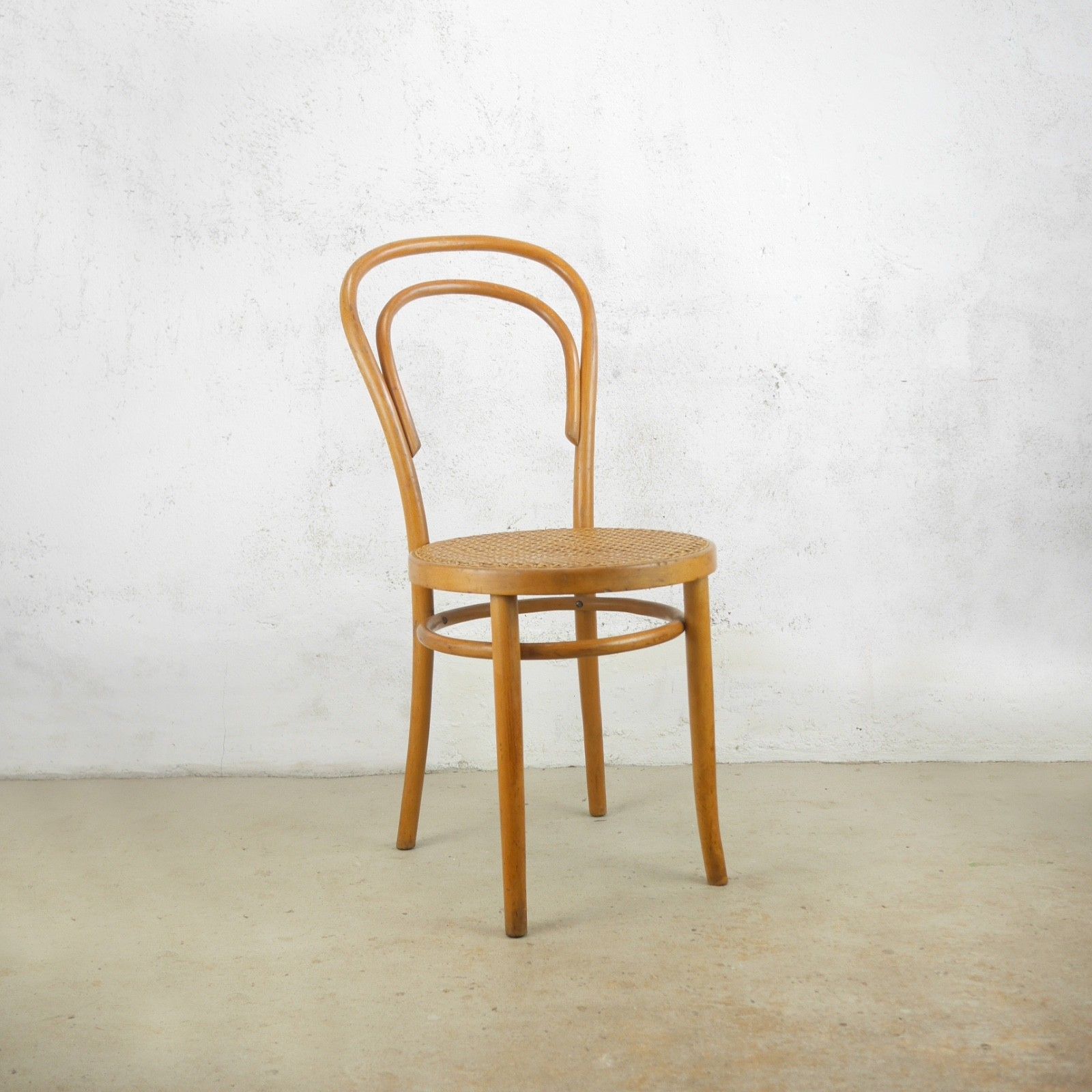 Vintage Dinette Bentwood Caned Rattan Bistro Chair Thonet Style #103200 photo furniture