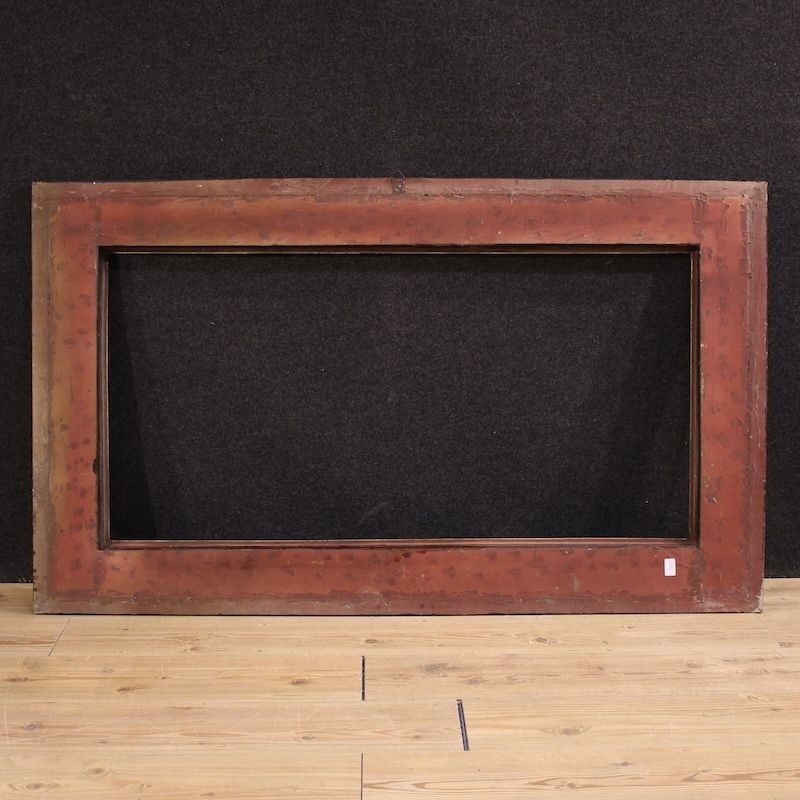 20th Century French Frame In Golden Wood photo vintage