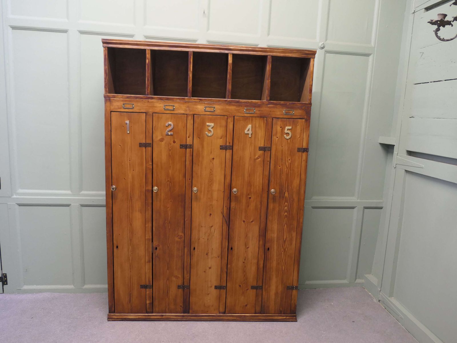 Pine Sports Locker, Equipment Cupboard A Good Piece, photo furniture