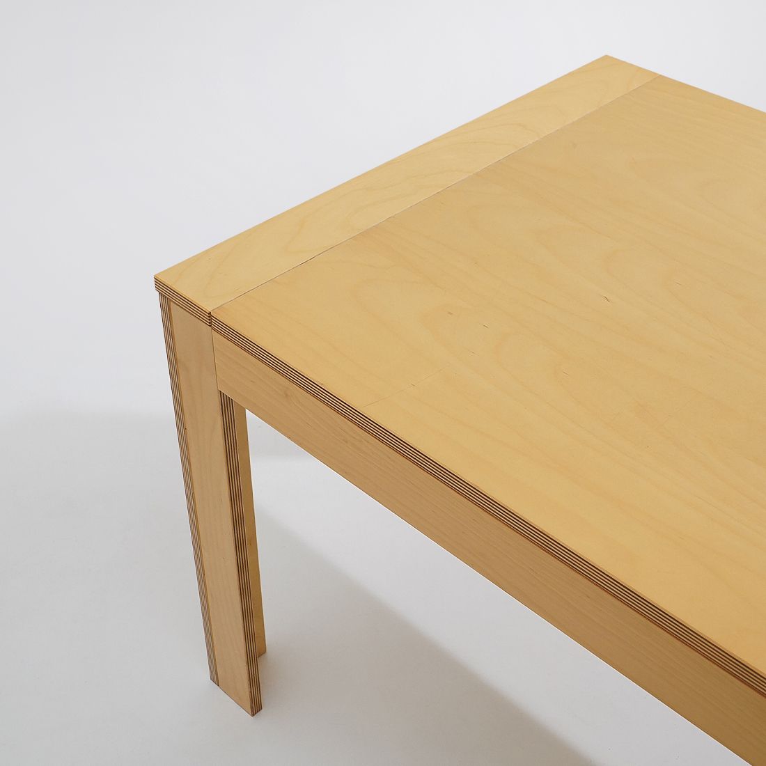 Furniture Maple Table With Extendable Top, 1970s photo