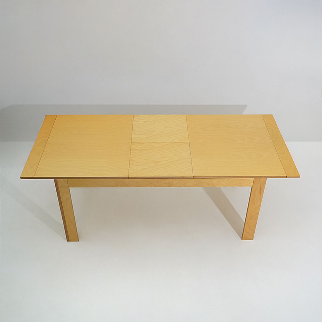 Maple Table With Extendable Top, 1970s photo vintage