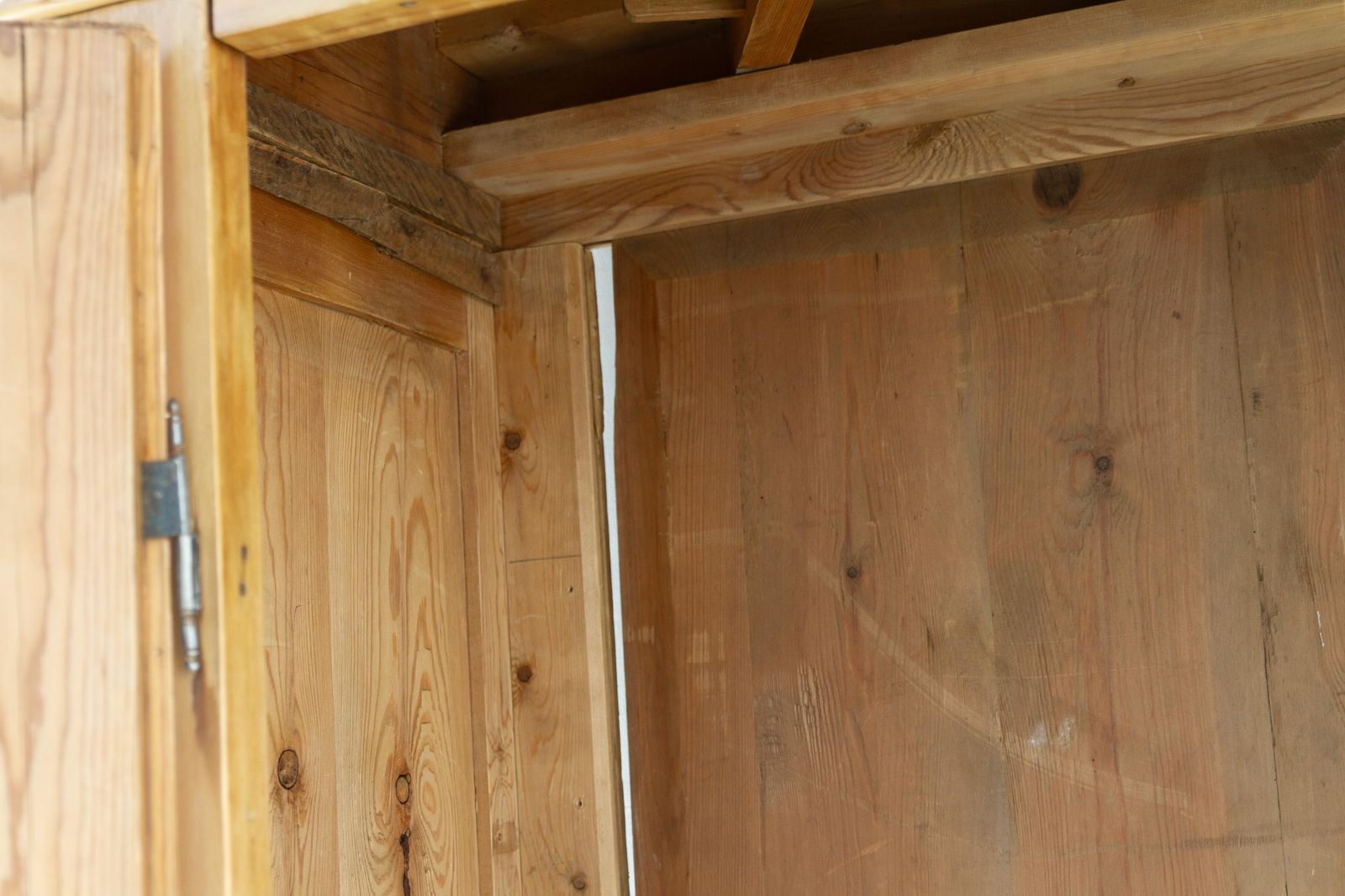 photo furniture Antique Danish Farmhouse Pine Wardrobe, 1880s.