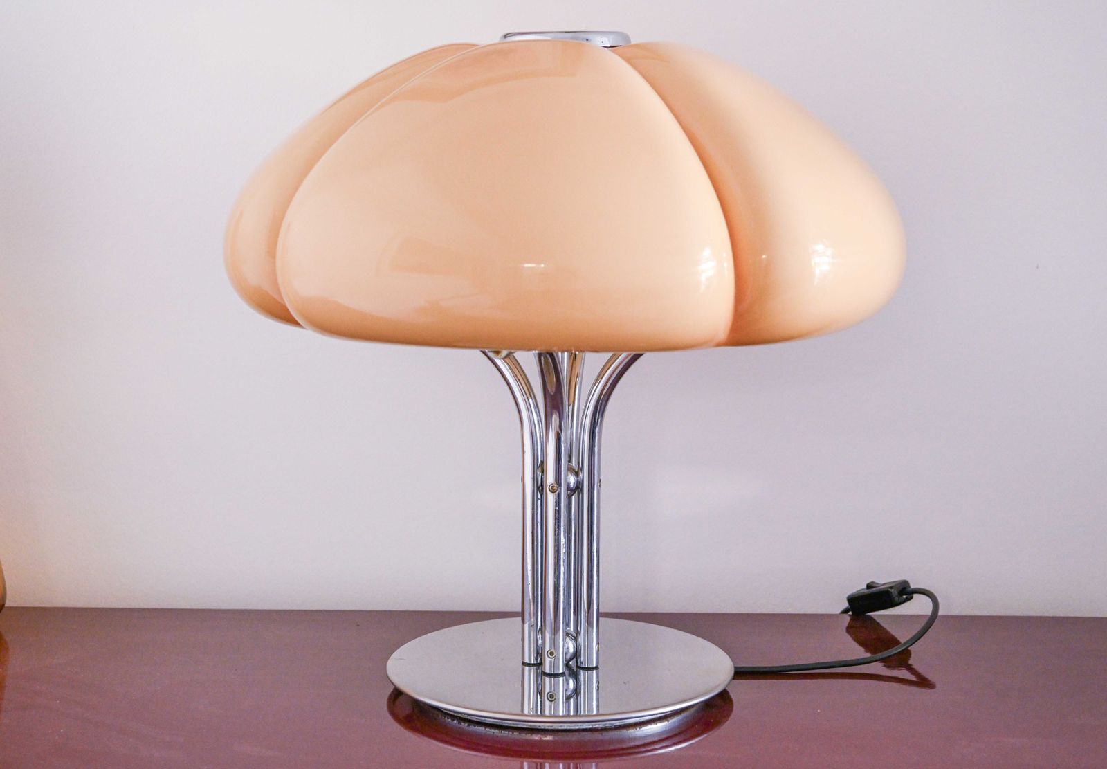 Harvey Guzzini Quadrifoglio' Table Lamp By Ufficio Progetti For Guzzini, 1970s photo for sale