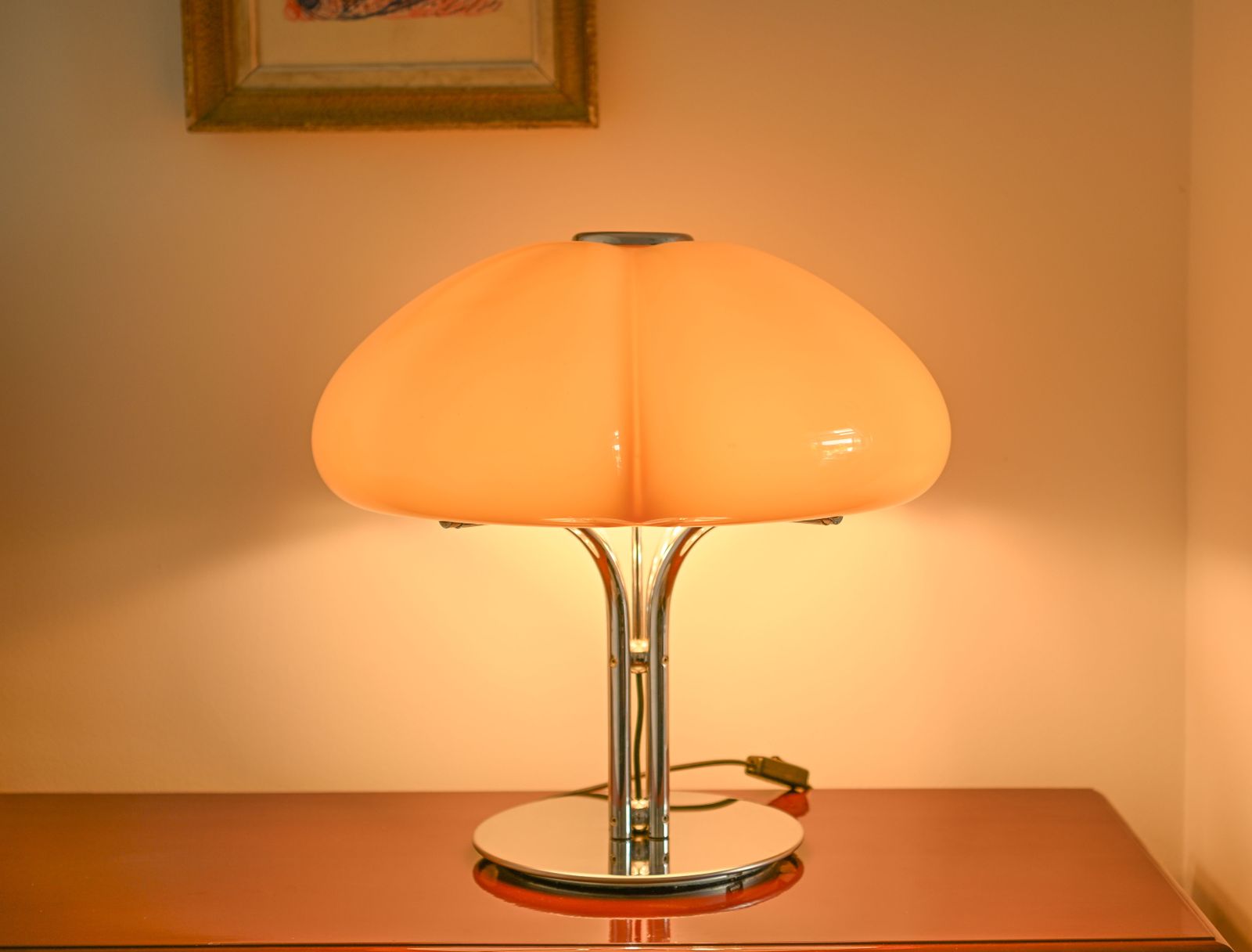 2200.0 Harvey Guzzini Quadrifoglio' Table Lamp By Ufficio Progetti For Guzzini, 1970s photo