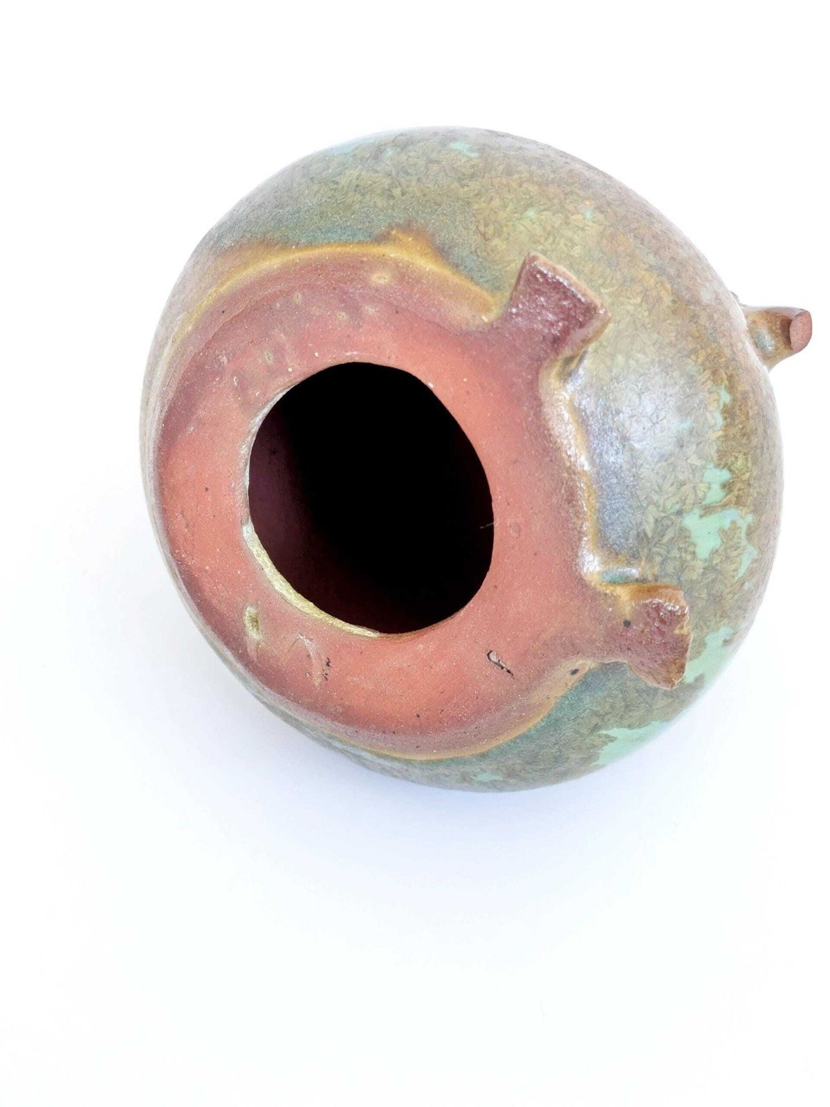 photo vintage Mid Century Ceramic Owl Figurine Scandinavian Modern Paperweight Nordic Decor