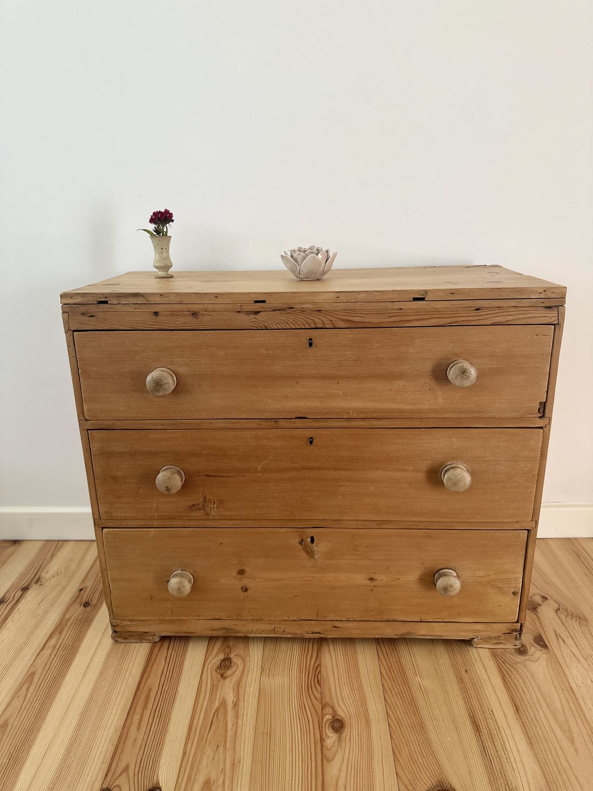 Antique Pine Chest Of Drawers Stripped Pine photo furniture