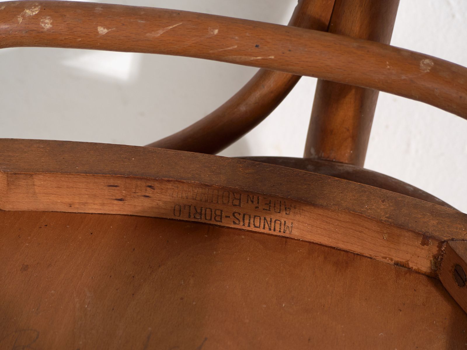 photo for sale Pair Of Mundus Borlo Bentwood Chairs With Splat Back – Romania, Circa 1920