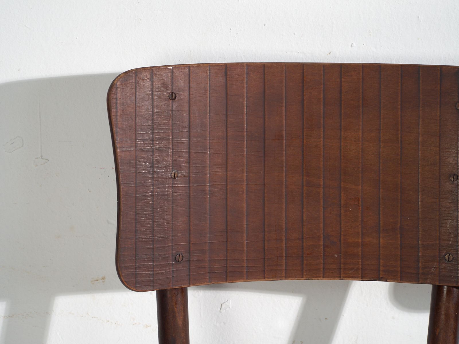 Pair Of Thonet Style Bentwood Chairs With Curved Board Back – Central Europe, Circa 1920 photo 417.0