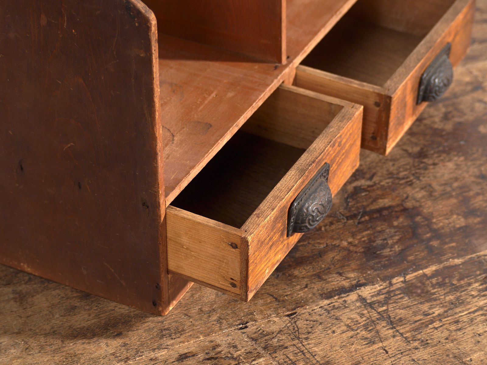 Antique Japanese Desktop Organiser With Compartments And Drawers – Japan, Circa 1930 photo Home Decor
