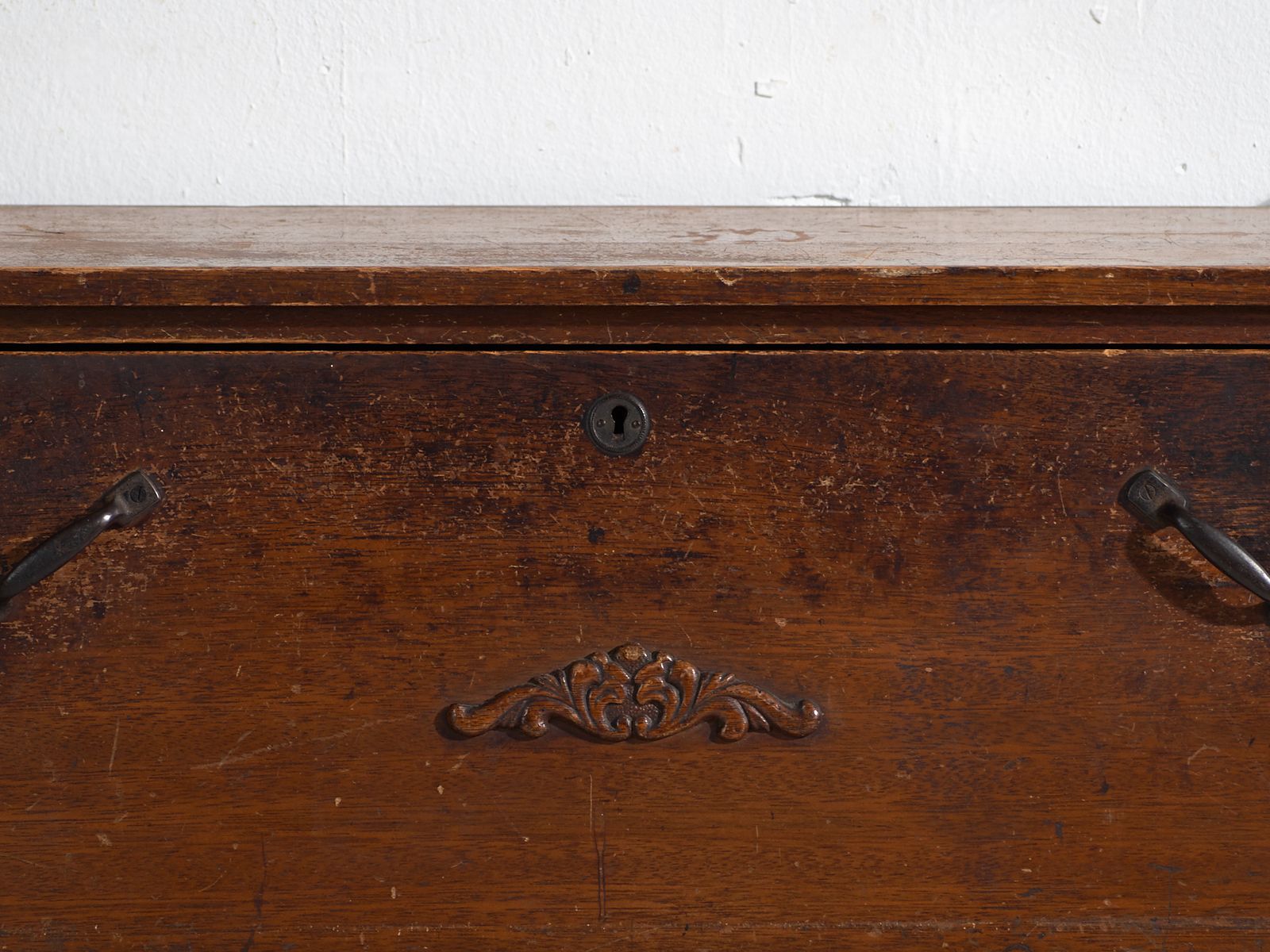 Antique Japanese Drop Front Desk – Taishō Period, Japan, Circa 1920 photo vintage