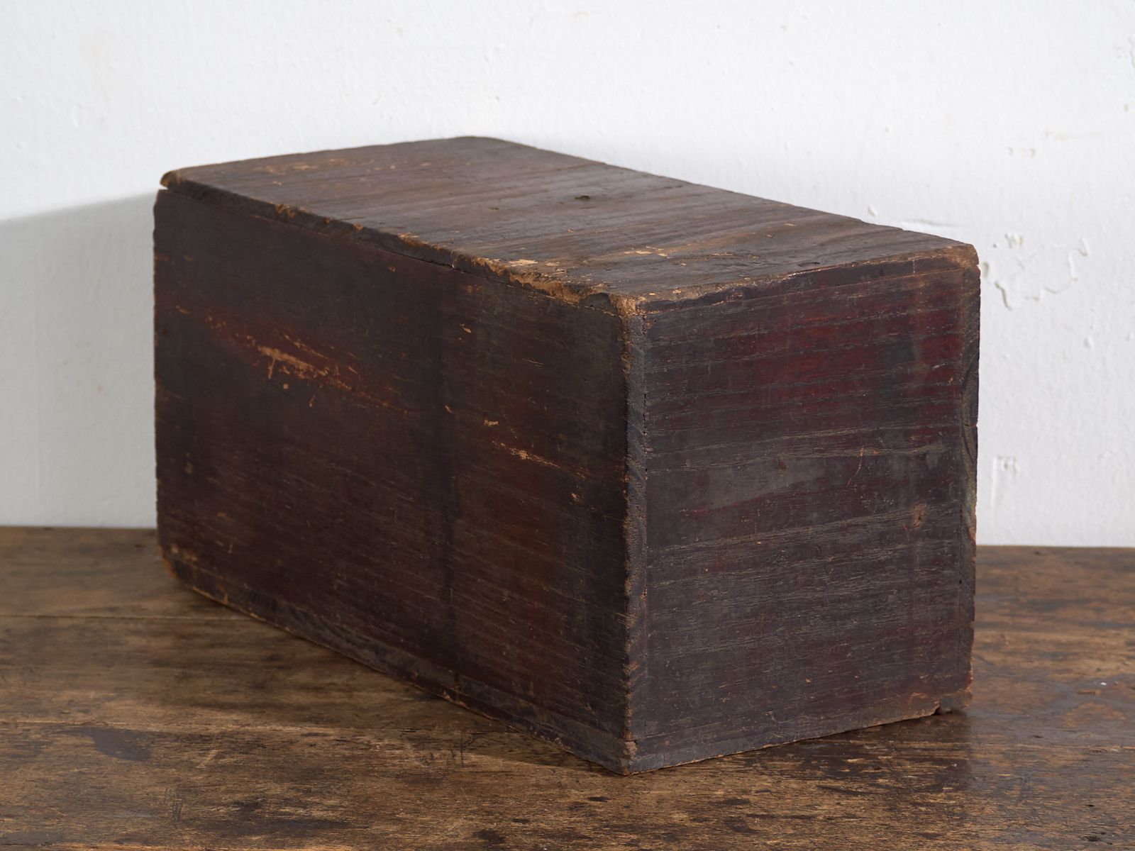Antique Small Lacquered Japanese Chest With Two Drawers – Japan, Circa 1910 photo vintage