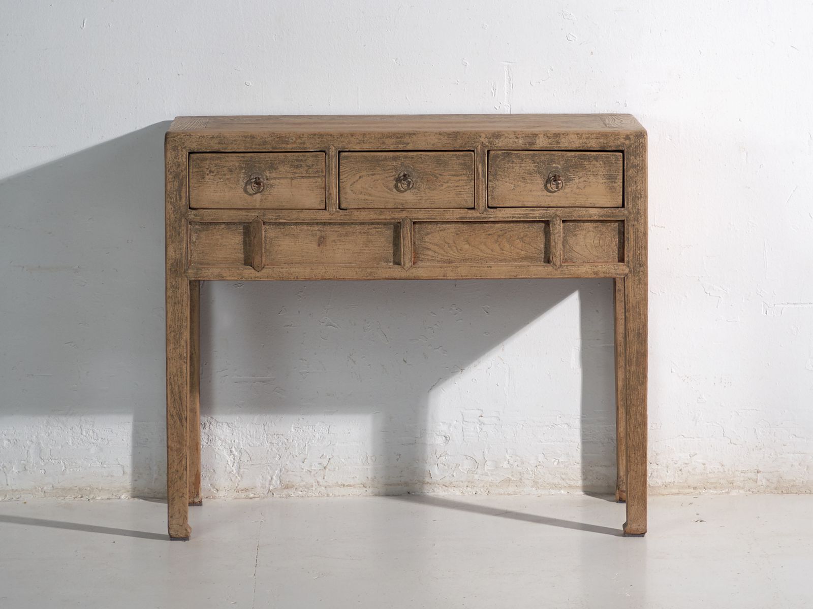 Antique Console In Fir With Three Drawers – China, Circa 1930 photo Furniture