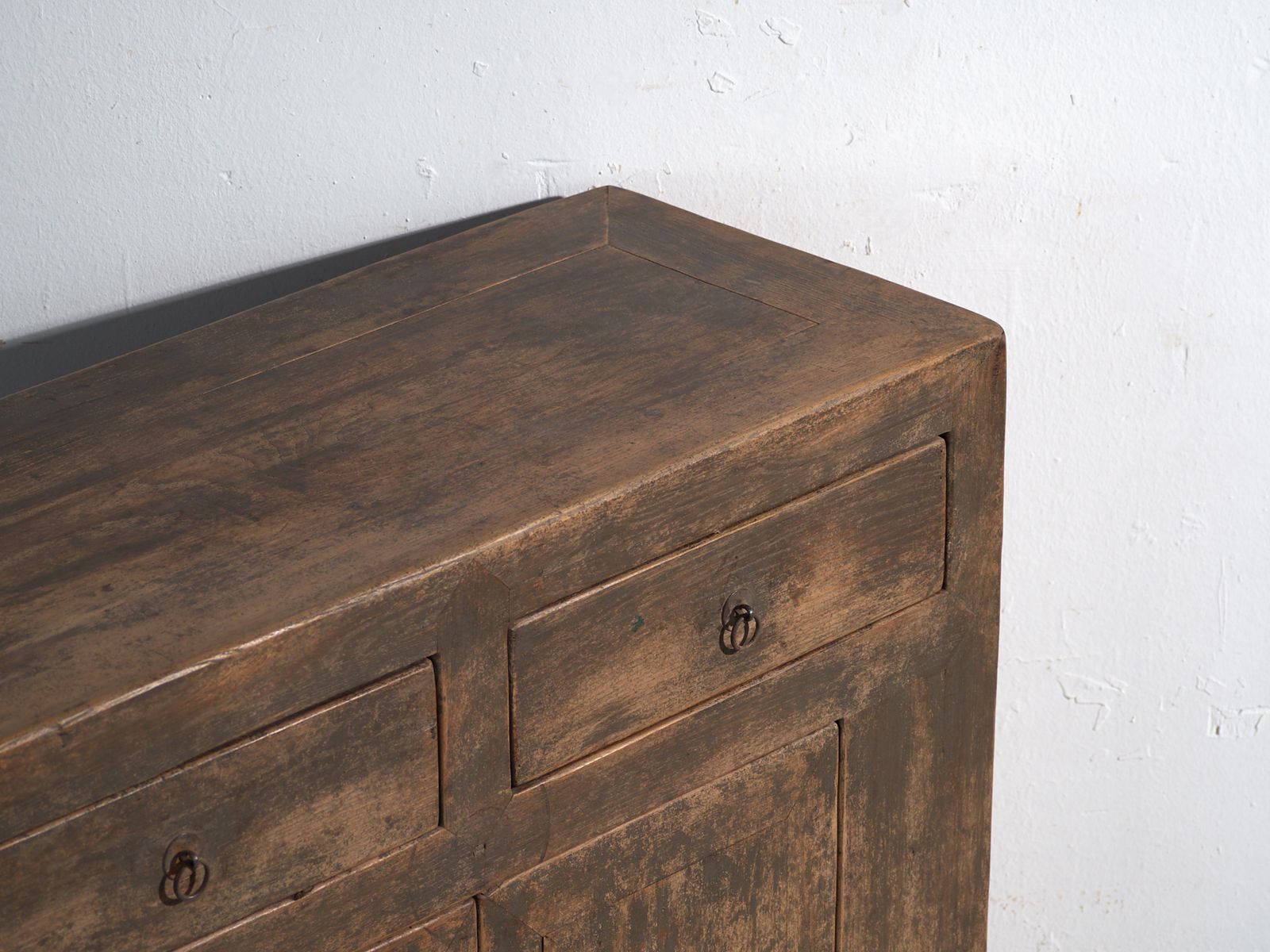Antique Sideboard In Fir With Two Drawers And Two Doors – China, Circa 1930 photo furniture