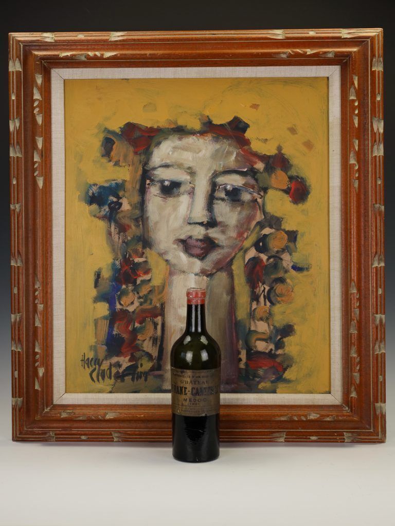 Harry Charles Tim Neo Expressionist Acrylic Painting ‘Harvest Boss’ – Longhead Series, 2026 photo Art