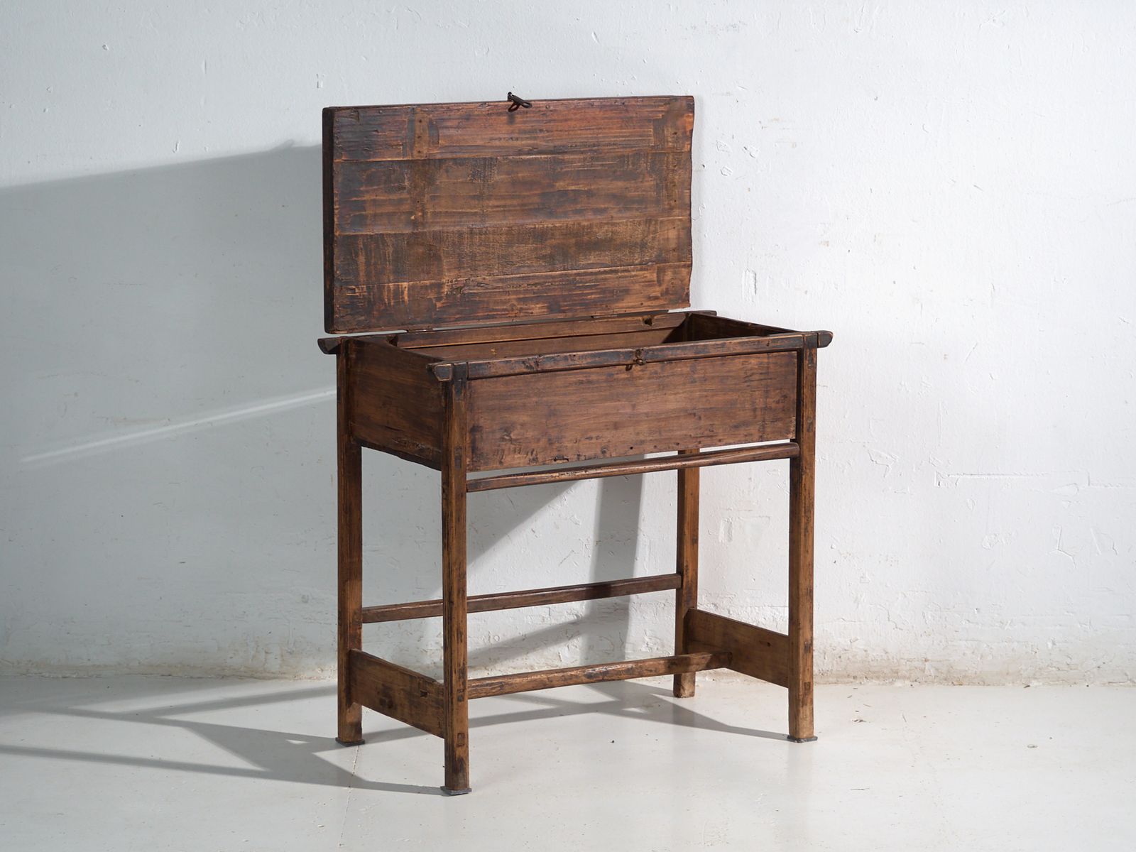 Antique Chinese Lift Top Desk In Pine – China, Circa 1930 photo 1478.0