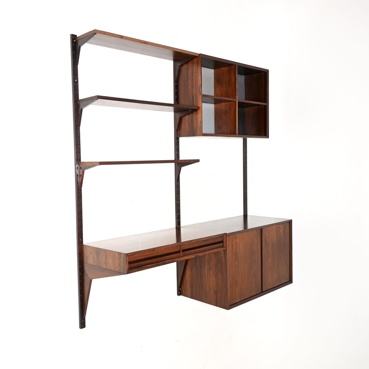 Danish Vintage Rosewood Royal Shelving System By Poul Cadovius photo for sale