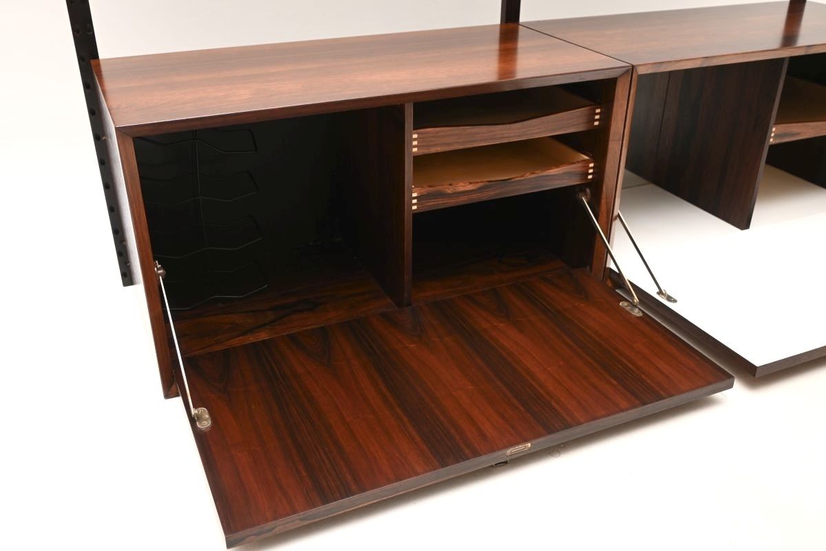Furniture Danish Vintage Rosewood Royal Shelving System By Poul Cadovius photo