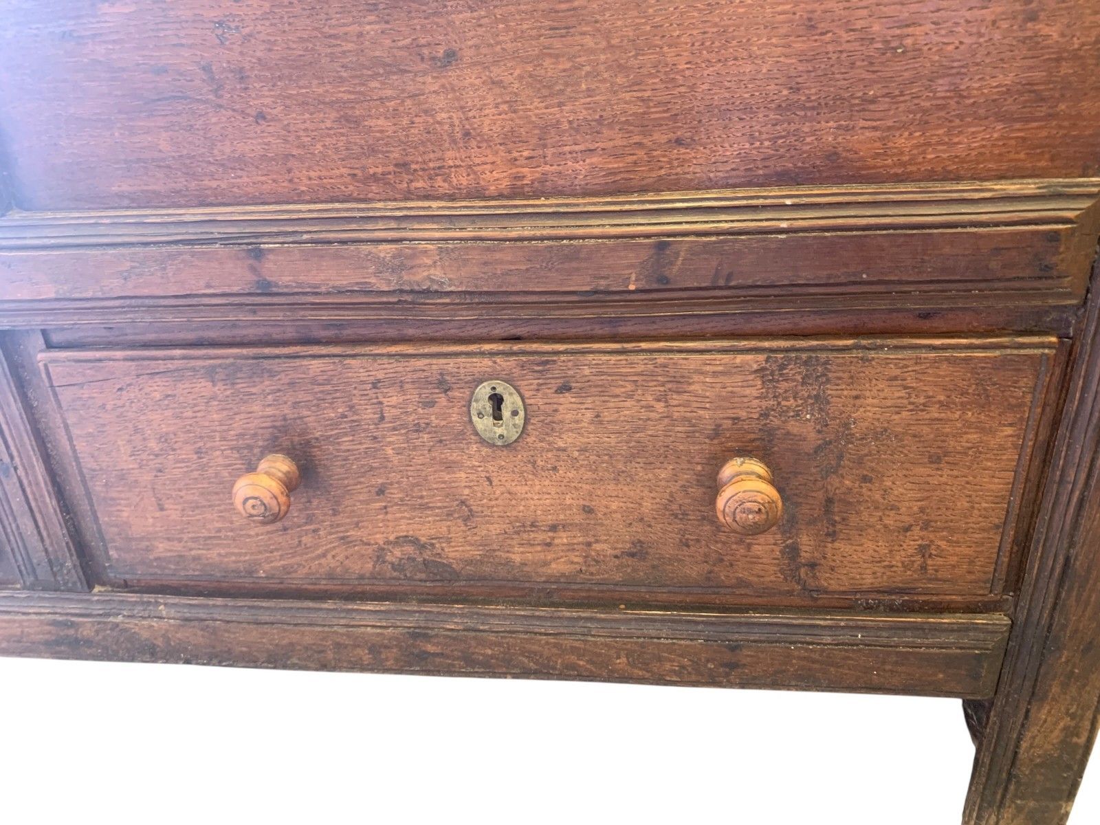 Furniture Antique Georgian Oak Mule Chest Blanket Box Drawers Coffee Table Trunk C.1800 photo