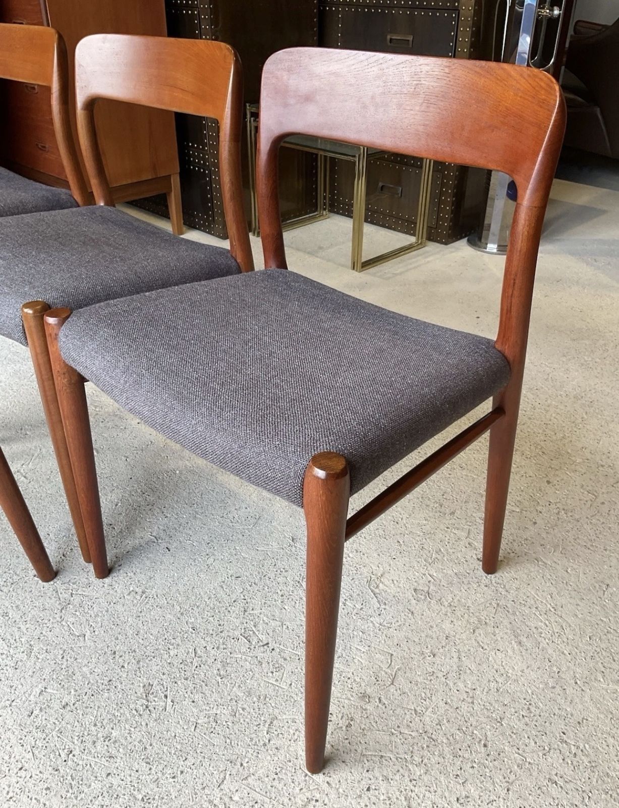 Danish Model 75 Dining Chairs By Niels Otto Møller For J.L. Møllers Mobelfabrik photo Furniture
