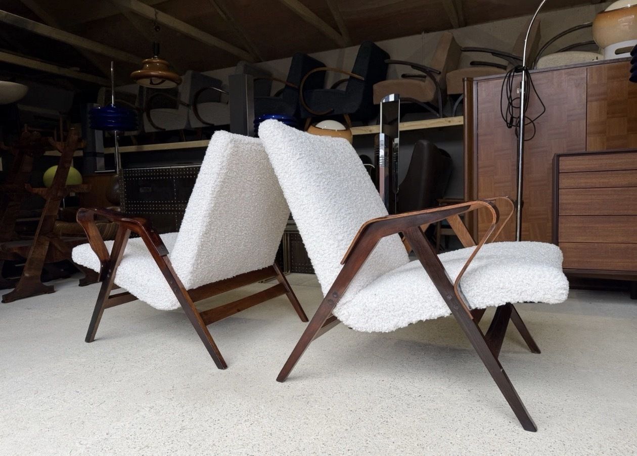 photo furniture Mid Century Armchairs By František Jirák For Tatra, Vintage, Retro Style