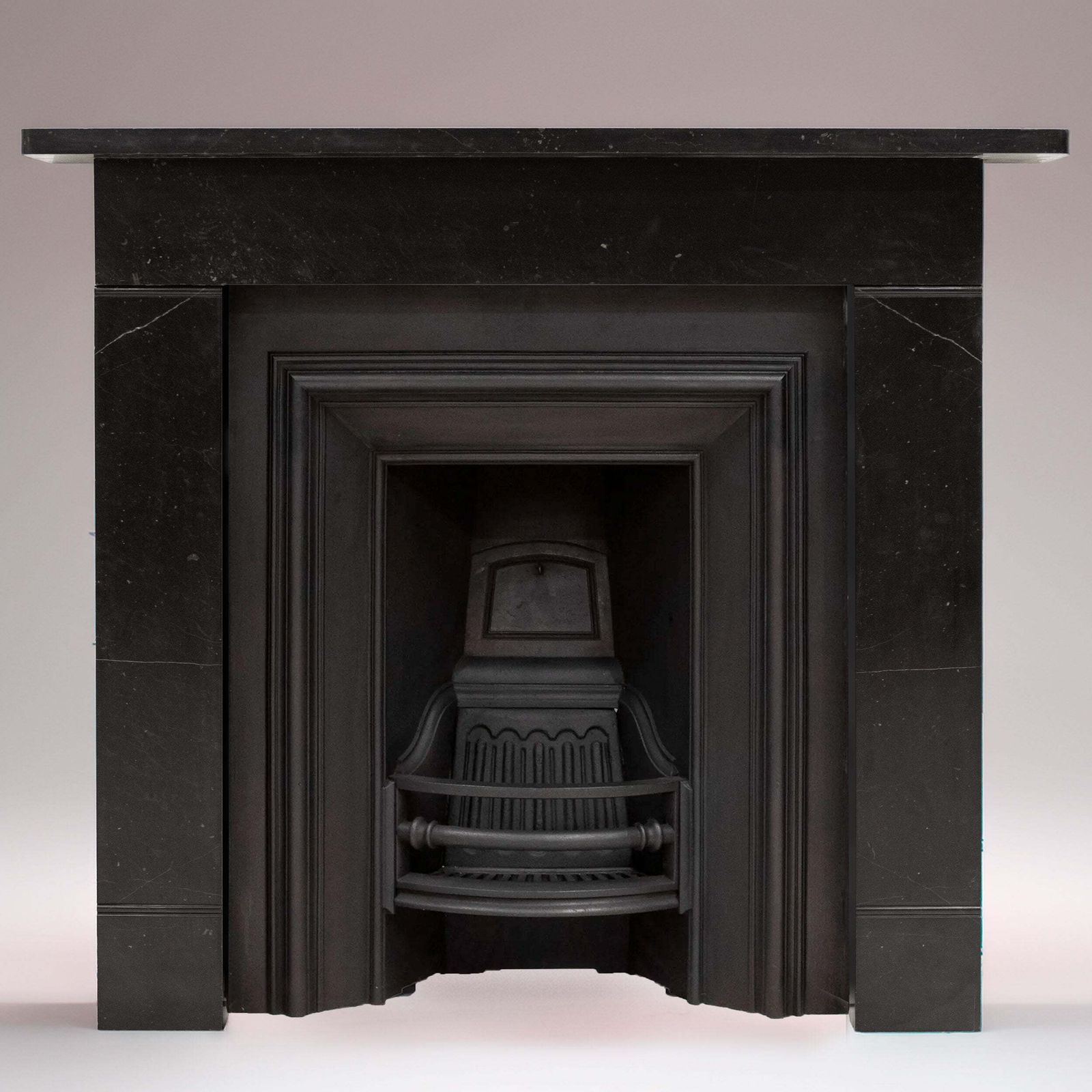 Antique Georgian Belgian Black Marble Fire Surround | Pair Available